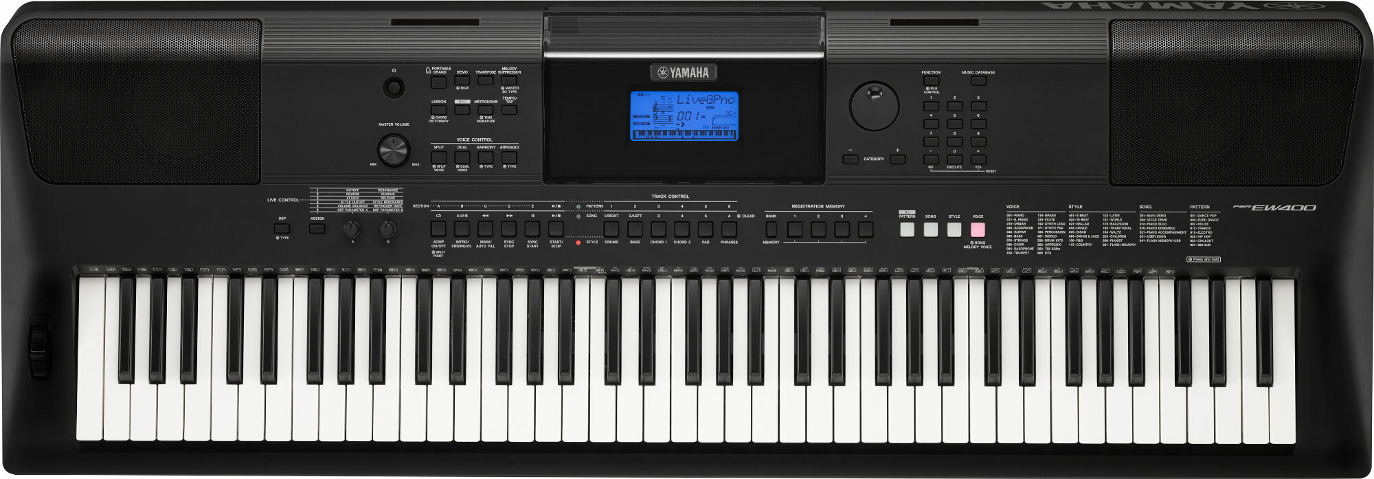 Yamaha Psr-ew400 - Entertainerkeyboard - Main picture