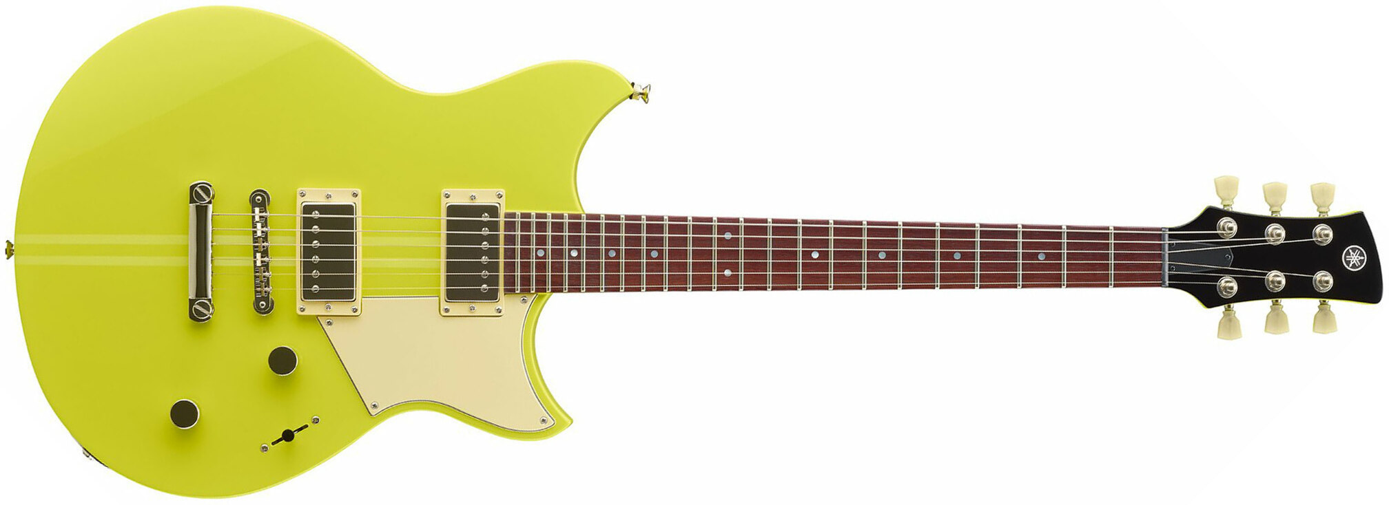 Yamaha Rse20 Revstar Element Hh Ht Rw - Neon Yellow - Guitarra eléctrica de doble corte. - Main picture