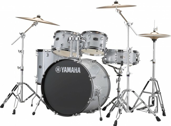 Yamaha Rydeen Stage 22 + Cymbales - Silver Glitter - Stage drumstel - Main picture