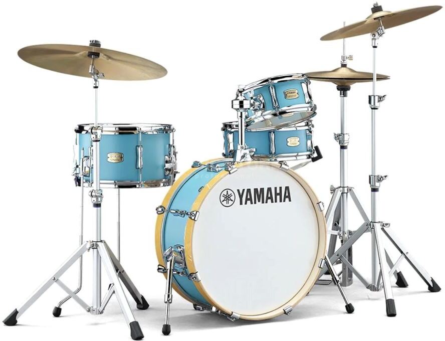 Yamaha Sbp0f4h Stage Custom - 4 FÛts - Matte Surf Green - Stage drumstel - Main picture