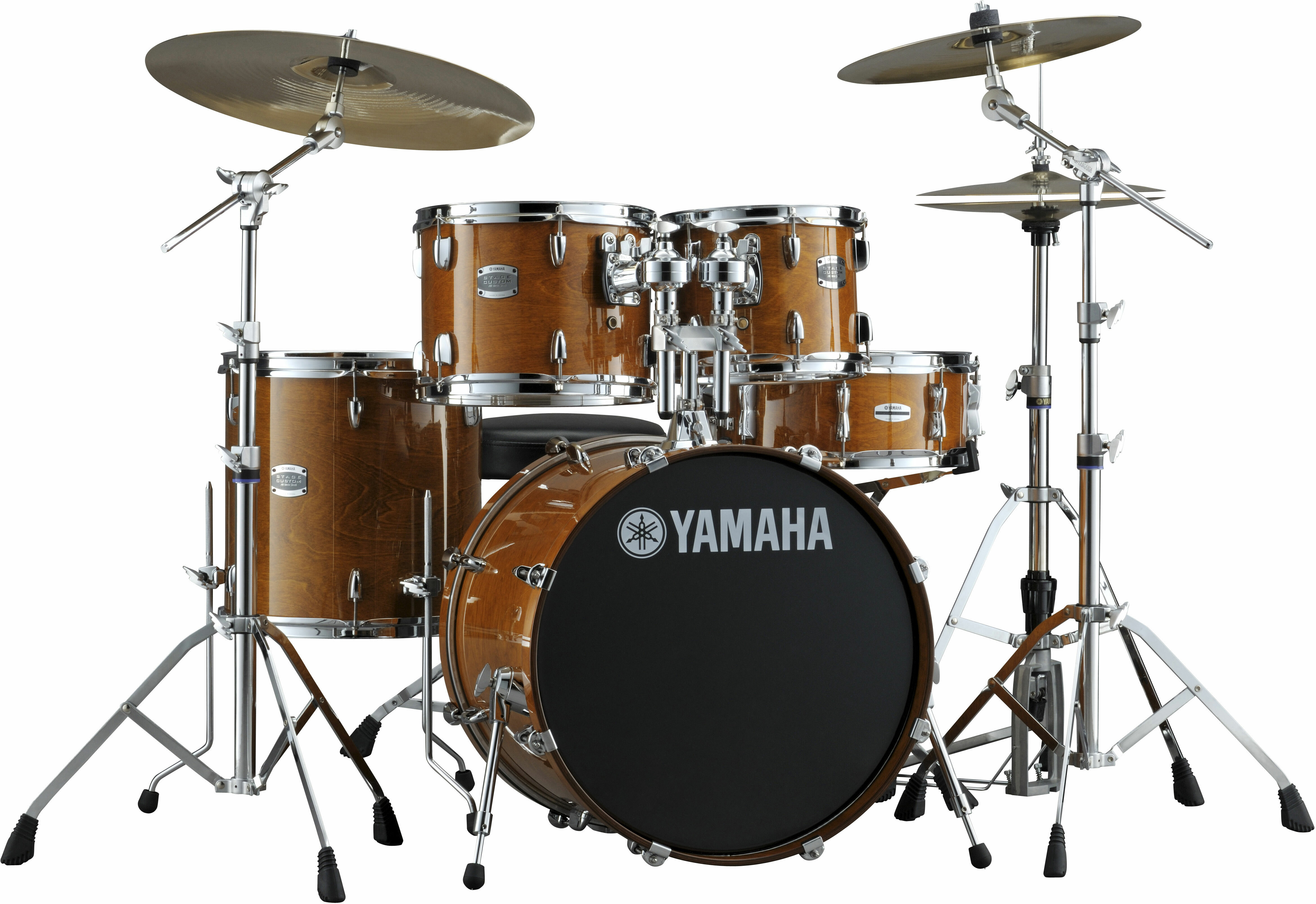 Yamaha Stage Custom Birch Fusion 22 - 5 FÛts - Honey Amber - Fusion drumstel - Main picture