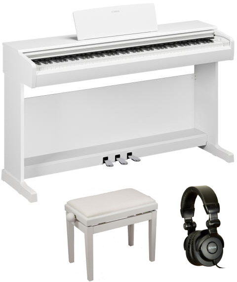Yamaha Ydp-146 Blanc  + Banquette + Casque - Blanc - Toetsenbord set - Main picture