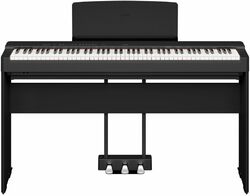 Draagbaar digitale piano Yamaha P-225 Black  + L-200 B + LP-1 pédalier pour P225