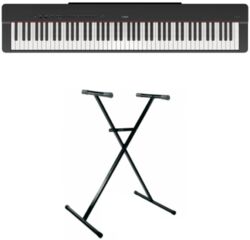 Draagbaar digitale piano Yamaha P-225 Black + Stand - Noir