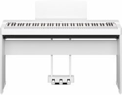 Draagbaar digitale piano Yamaha P-225 White + L-200 W + LP-1WH Pedalier Blanc Pour P225