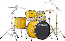 Stage drumstel Yamaha Rydeen Stage 22 + Cymbales - 4 trommels - Mellow yellow