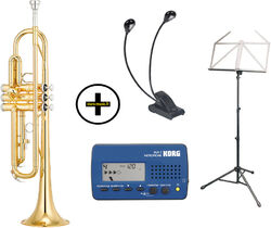 Studie trompet Yamaha YTR-2330 + métronome + pupitre + lampe