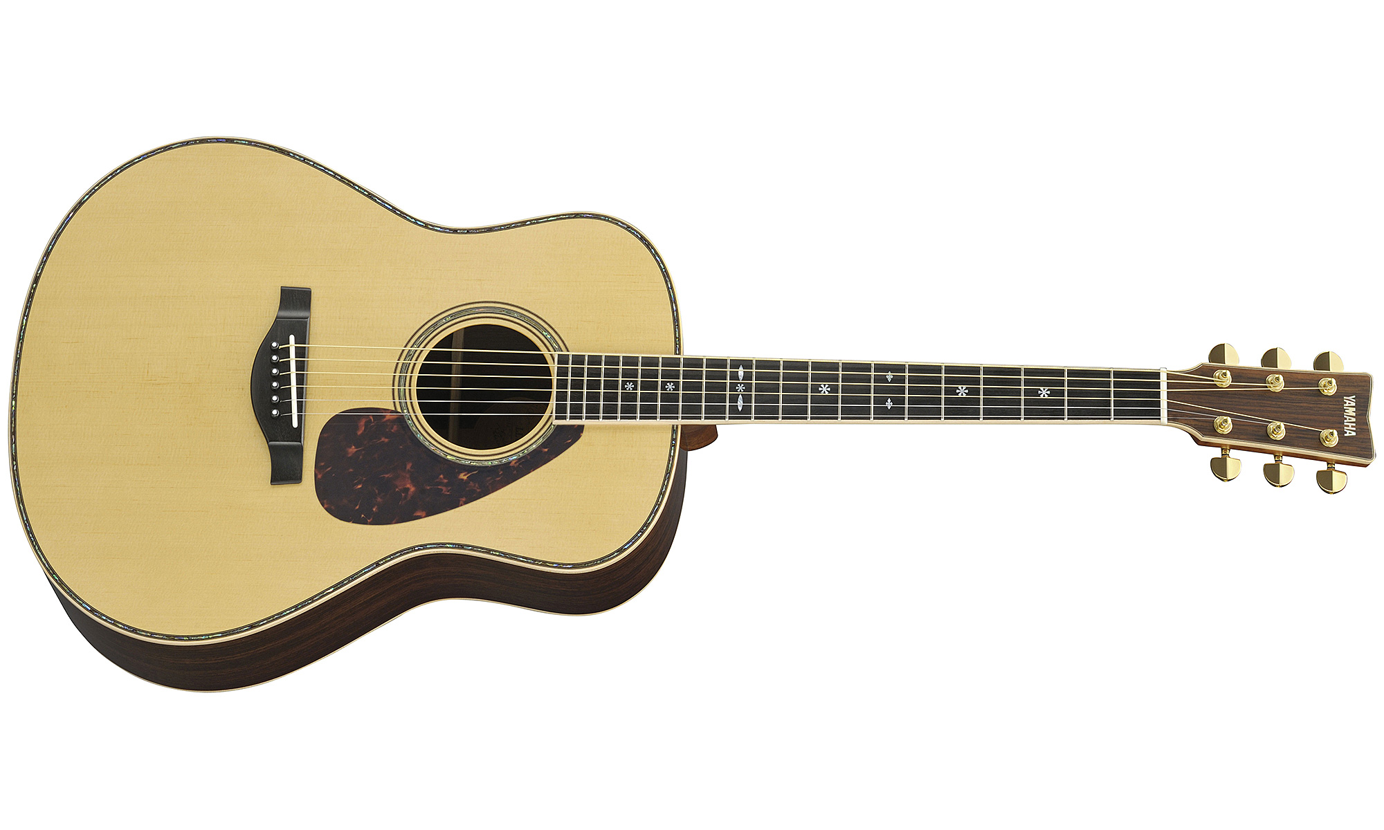 Yamaha Custom Shop Ll36 Are Japon Dreadnought Epicea Palissandre - Natural - Elektro-akoestische gitaar - Variation 1