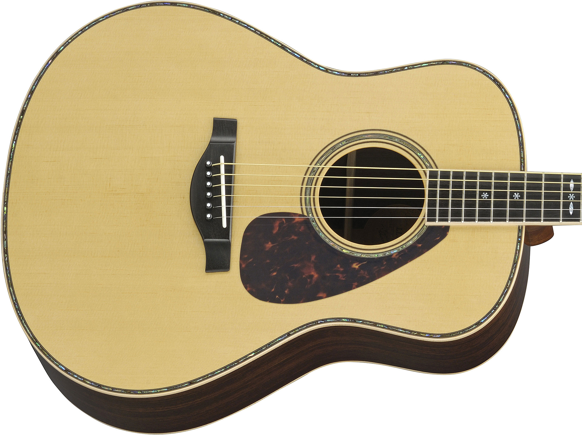 Yamaha Custom Shop Ll36 Are Japon Dreadnought Epicea Palissandre - Natural - Elektro-akoestische gitaar - Variation 2