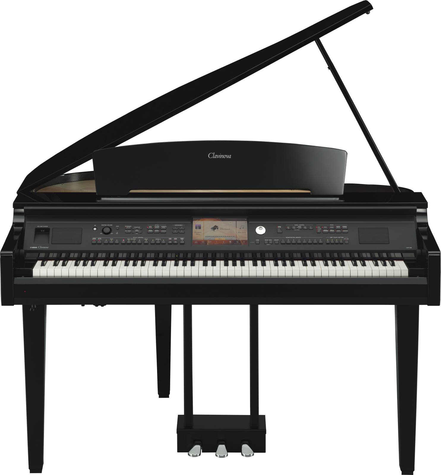 Yamaha Cvp-709gp - Noir Laqué - Digitale piano met meubel - Variation 1
