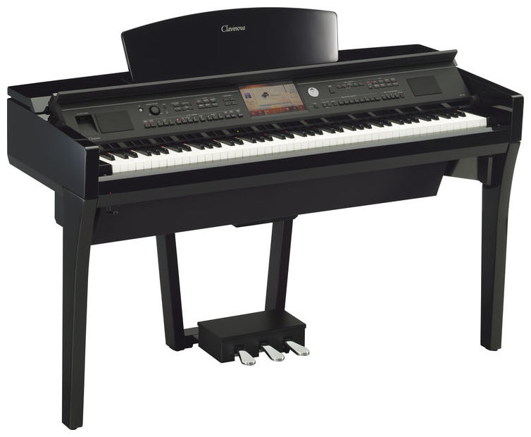Yamaha Cvp-709pe - Laqué Noir - Digitale piano met meubel - Variation 1