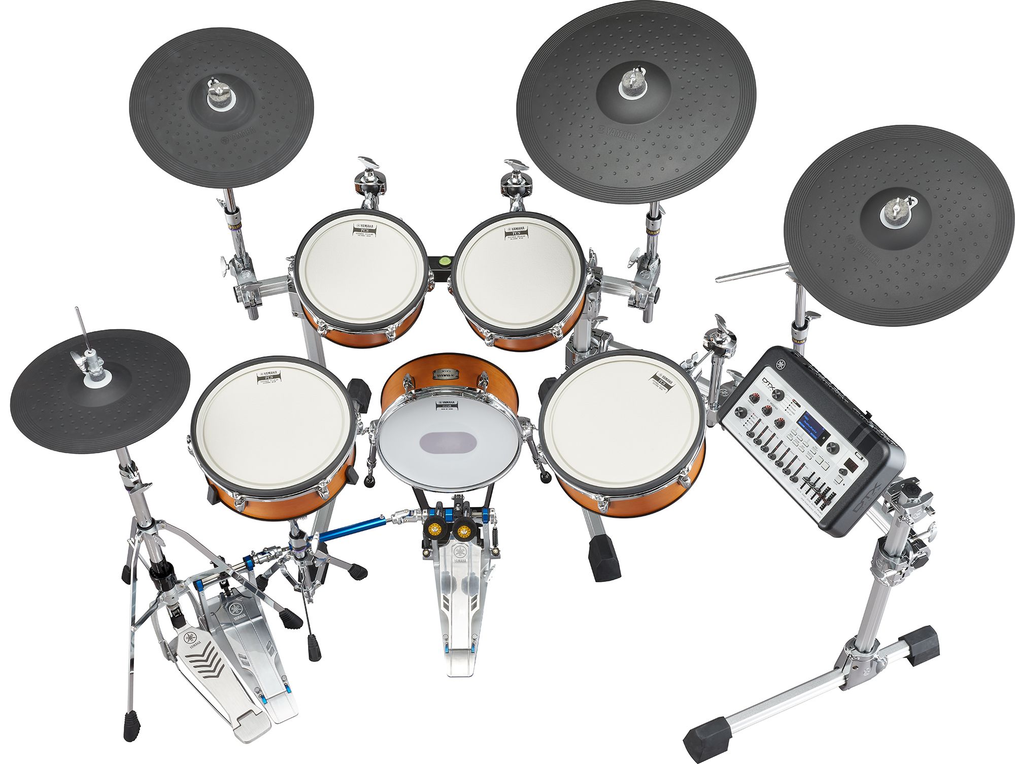 Yamaha Dtx10-km Electronic Drum Kit Mesh Black Forrest - Elektronisch drumstel - Variation 1