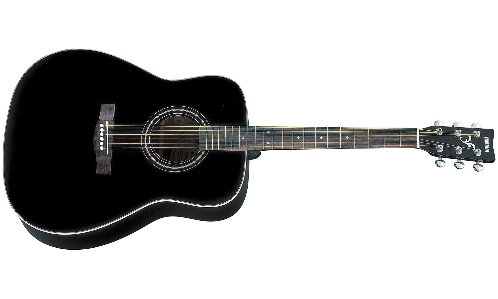 Yamaha F370 Bl Dreadnought Epicea Nato 2016 - Black - Westerngitaar & electro - Variation 1