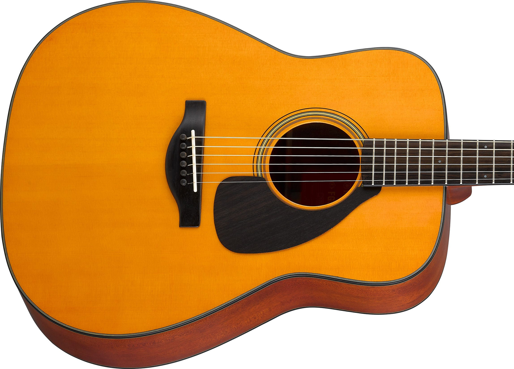 Yamaha Fg5 Red Label Jap Dreadnought Epicea Acajou Eb - Heritage Natural - Westerngitaar & electro - Variation 2