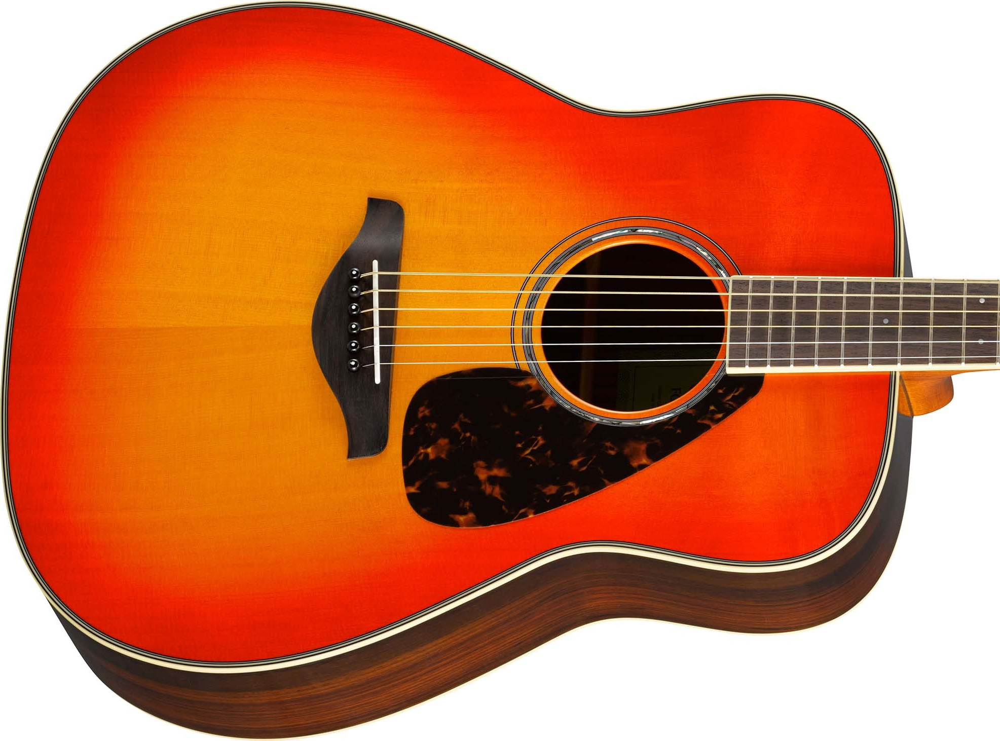 Yamaha Fg830 Ab Dreadnought Epicea Palissandre 2016 - Autumn Burst - Westerngitaar & electro - Variation 2