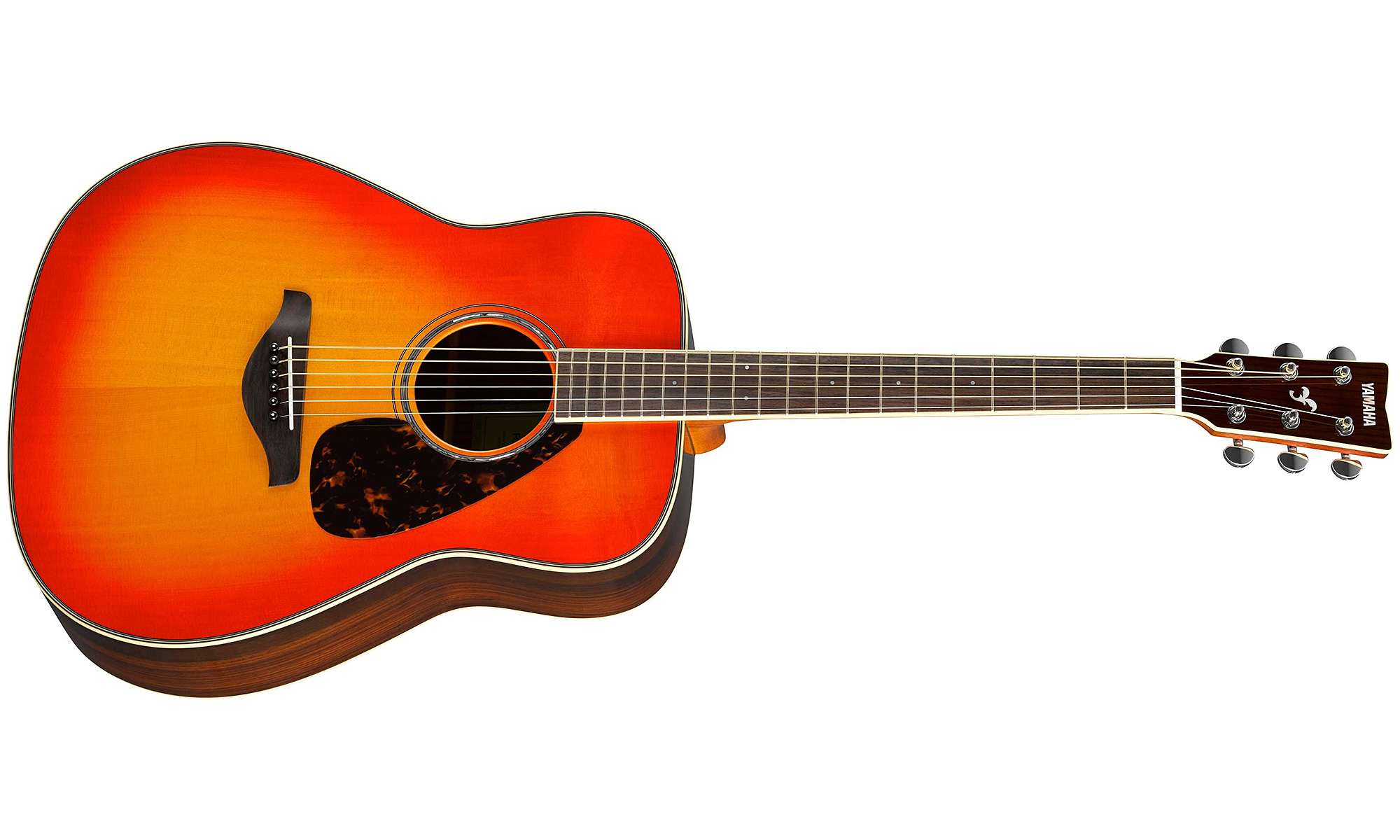 Yamaha Fg830 Ab Dreadnought Epicea Palissandre 2016 - Autumn Burst - Westerngitaar & electro - Variation 1