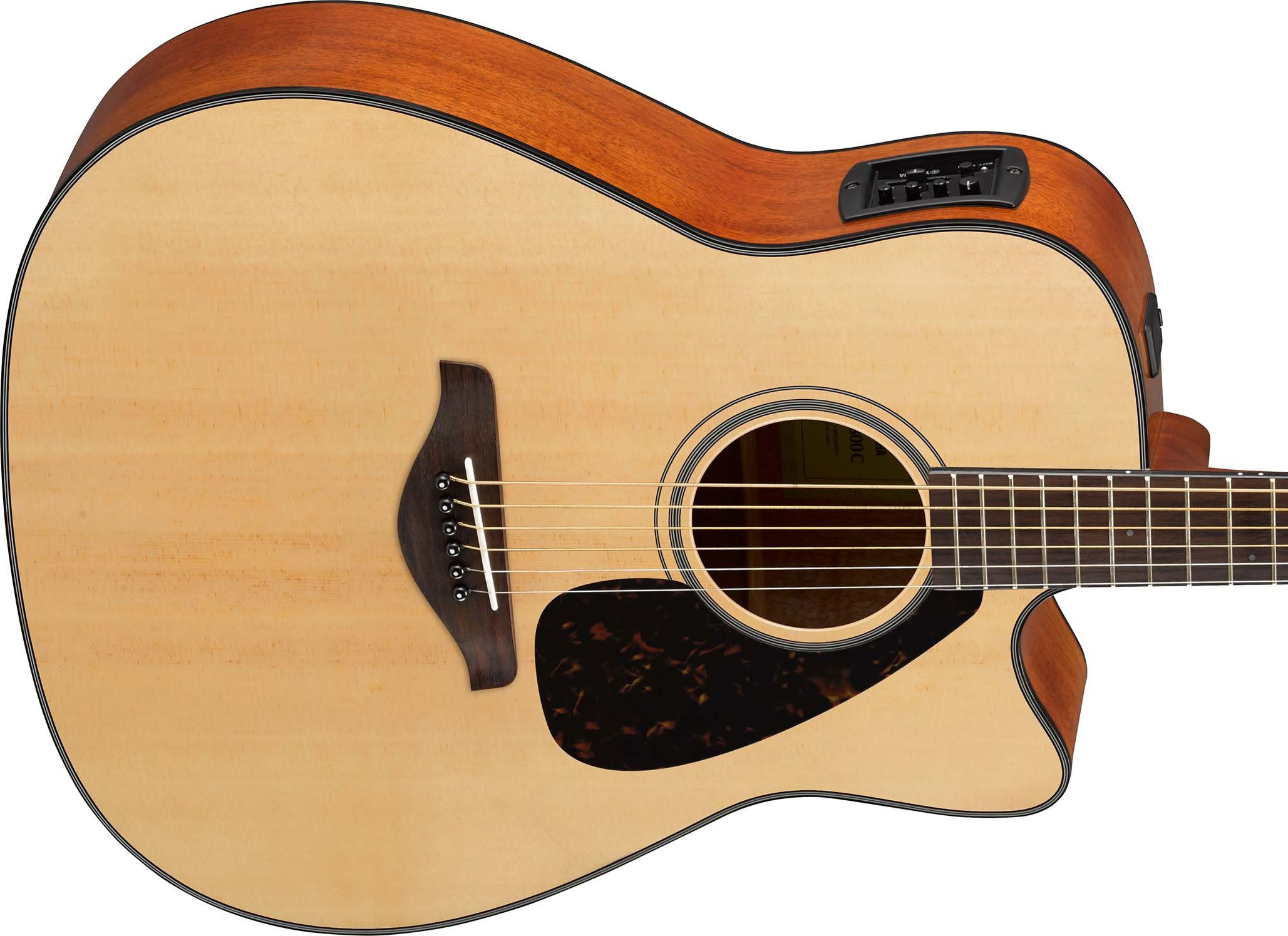 Yamaha Fgx800c Nt Dreadnought Cw Epicea Nato 2016 - Natural - Elektro-akoestische gitaar - Variation 2