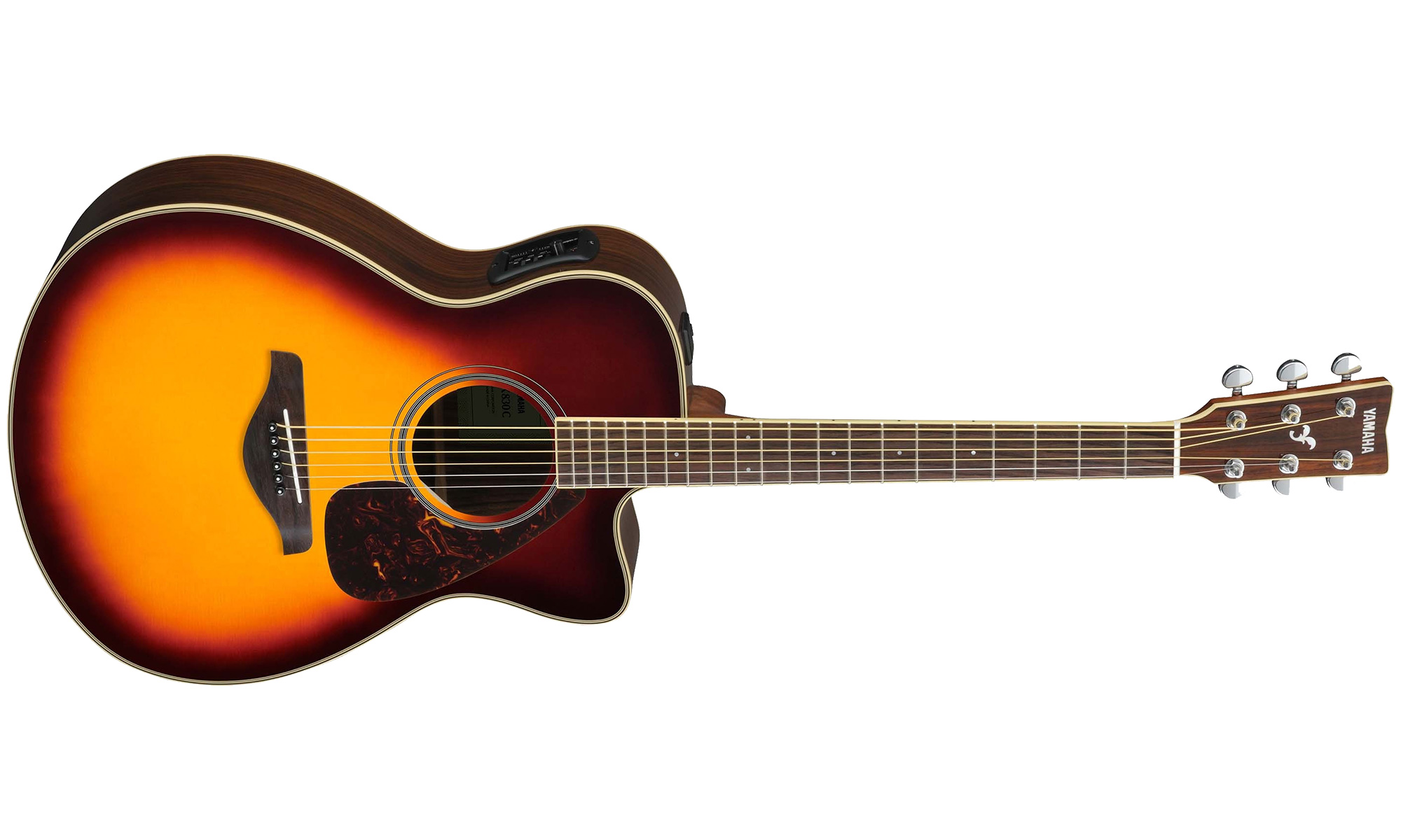 Yamaha Fsx830c Bs 2016 Concert - Brown Sunburst - Elektro-akoestische gitaar - Variation 1