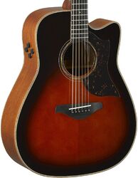Folk gitaar Yamaha A3M ARE TBS - Tobacco brown sunburst