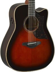 Volksgitaar Yamaha A3R ARE TBS - Tobacco brown sunburst