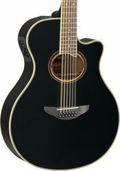 Folk gitaar Yamaha APX700II-12 - Black