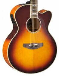 Folk gitaar Yamaha CPX1000 - Brown sunburst