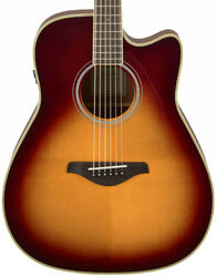 Volksgitaar Yamaha FGC-TA TRANSACOUSTIC - Brown sunburst