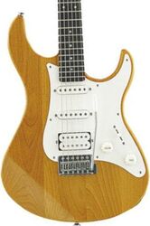 Elektrische gitaar in str-vorm Yamaha Pacifica 112J - Yellow natural satin