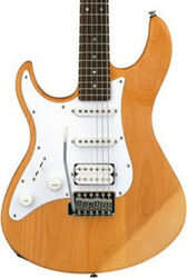 Linkshandige elektrische gitaar Yamaha Pacifica 112JL Gaucher - Yellow natural satin