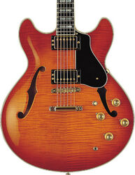 Semi hollow elektriche gitaar Yamaha SA2200 VS - Violin sunburst