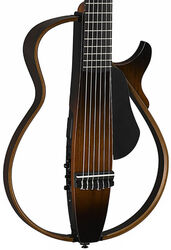 Klassieke gitaar 4/4 Yamaha Silent Guitar SLG200N - Tobacco brown sunburst gloss