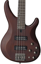 Solid body elektrische bas Yamaha TRBX504 TBN - Translucent brown