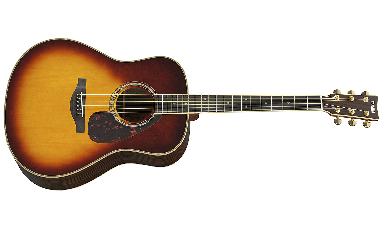 Yamaha Ll16 Are Jumbo Epicea Palissandre Eb - Brown Sunburst - Elektro-akoestische gitaar - Variation 1