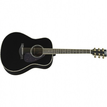 Yamaha Ll16d Are Deluxe Jumbo Epicea Palissandre Eb - Black - Elektro-akoestische gitaar - Variation 1