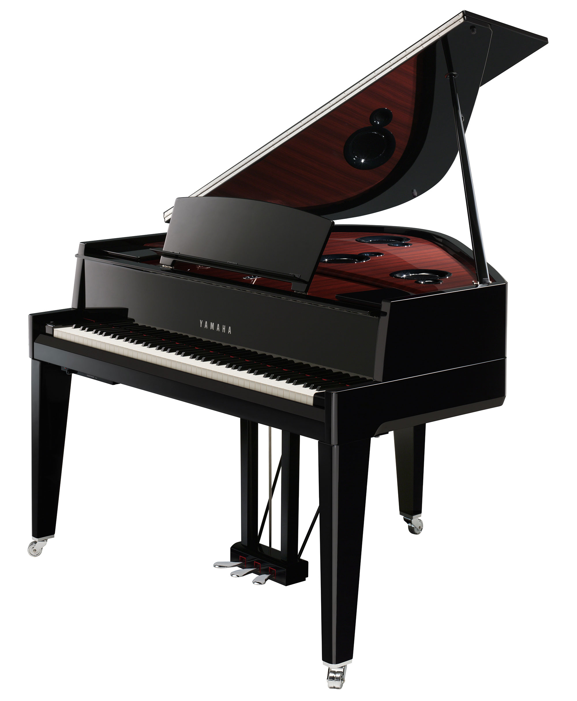 Yamaha N3x - LaquÉ Noir - Digitale piano met meubel - Variation 1
