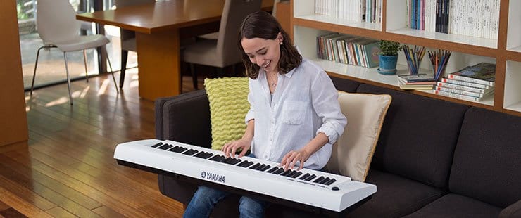Yamaha Np-12 - White - Draagbaar digitale piano - Variation 3