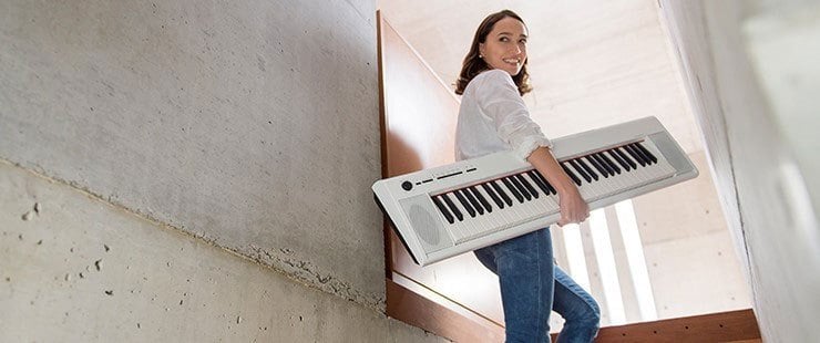 Yamaha Np-12 - White - Draagbaar digitale piano - Variation 4