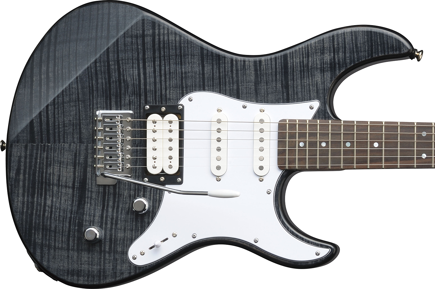 Yamaha Pacifica 212vfm Translucent Black - Elektrische gitaar in Str-vorm - Variation 2
