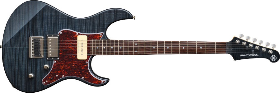 Yamaha Pacifica Pac611hfm Tbl Rw - Translucent Black - Elektrische gitaar in Str-vorm - Variation 1