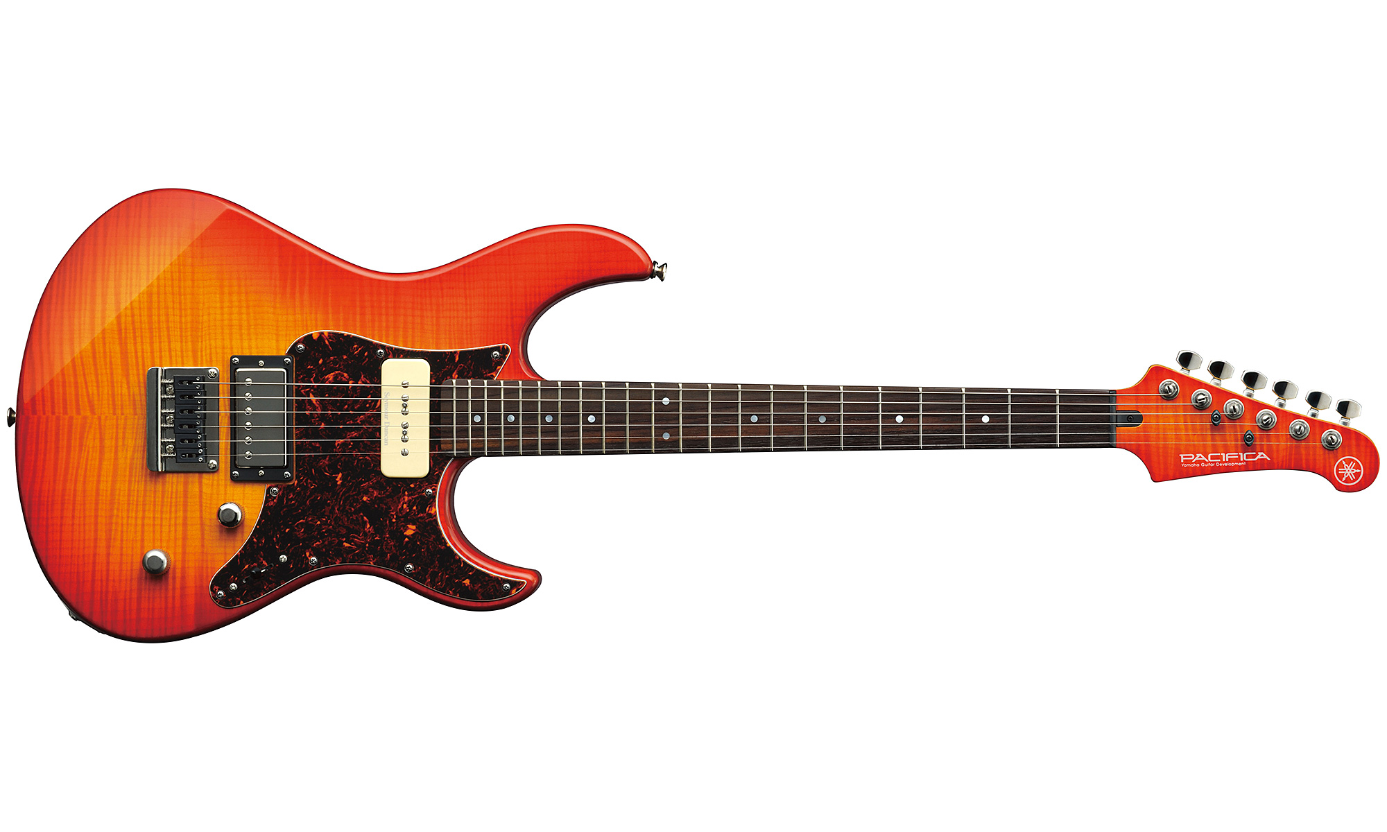 Yamaha Pacifica Pac611hfm Lab Rw - Light Amber Burst - Elektrische gitaar in Str-vorm - Variation 1