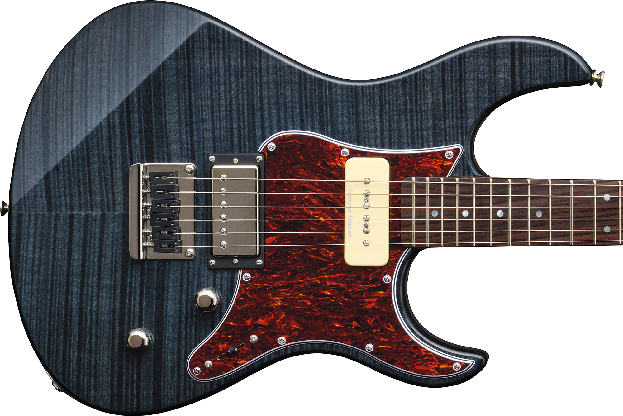 Yamaha Pacifica Pac611hfm Tbl Rw - Translucent Black - Elektrische gitaar in Str-vorm - Variation 2