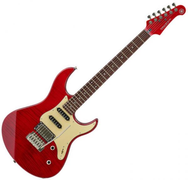 Solid body elektrische gitaar Yamaha Pacifica PAC612VIIFMX - Fire red