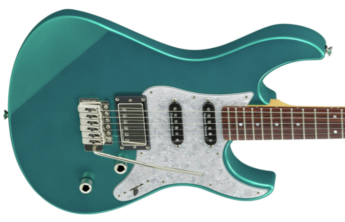 Yamaha Pacifica Pac612viix Hss Seymour Duncan Trem Rw - Teal Green Metallic - Elektrische gitaar in Str-vorm - Variation 2