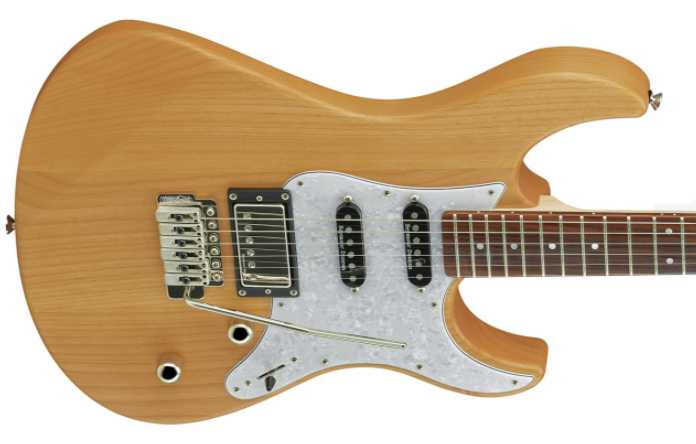 Yamaha Pacifica Pac612viix Hss Seymour Duncan Trem Rw - Yellow Natural Satin - Elektrische gitaar in Str-vorm - Variation 2
