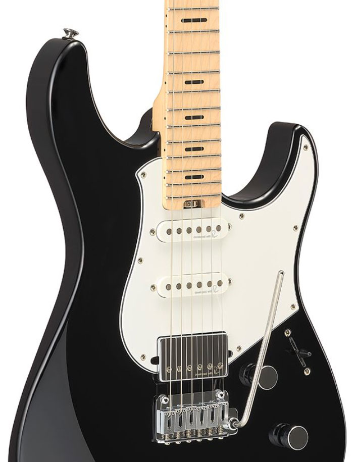 Yamaha Pacifica Standard Plus Pacs+12m Trem Hss Mn - Black - Elektrische gitaar in Str-vorm - Variation 2
