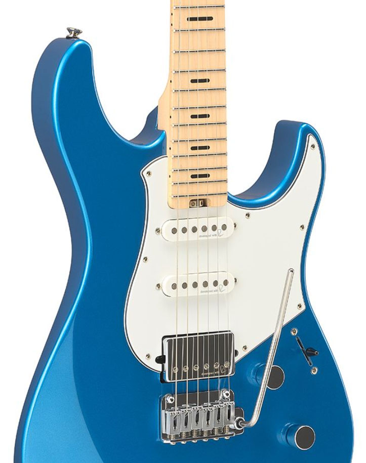 Yamaha Pacifica Standard Plus Pacs+12m Trem Hss Mn - Sparkle Blue - Elektrische gitaar in Str-vorm - Variation 2