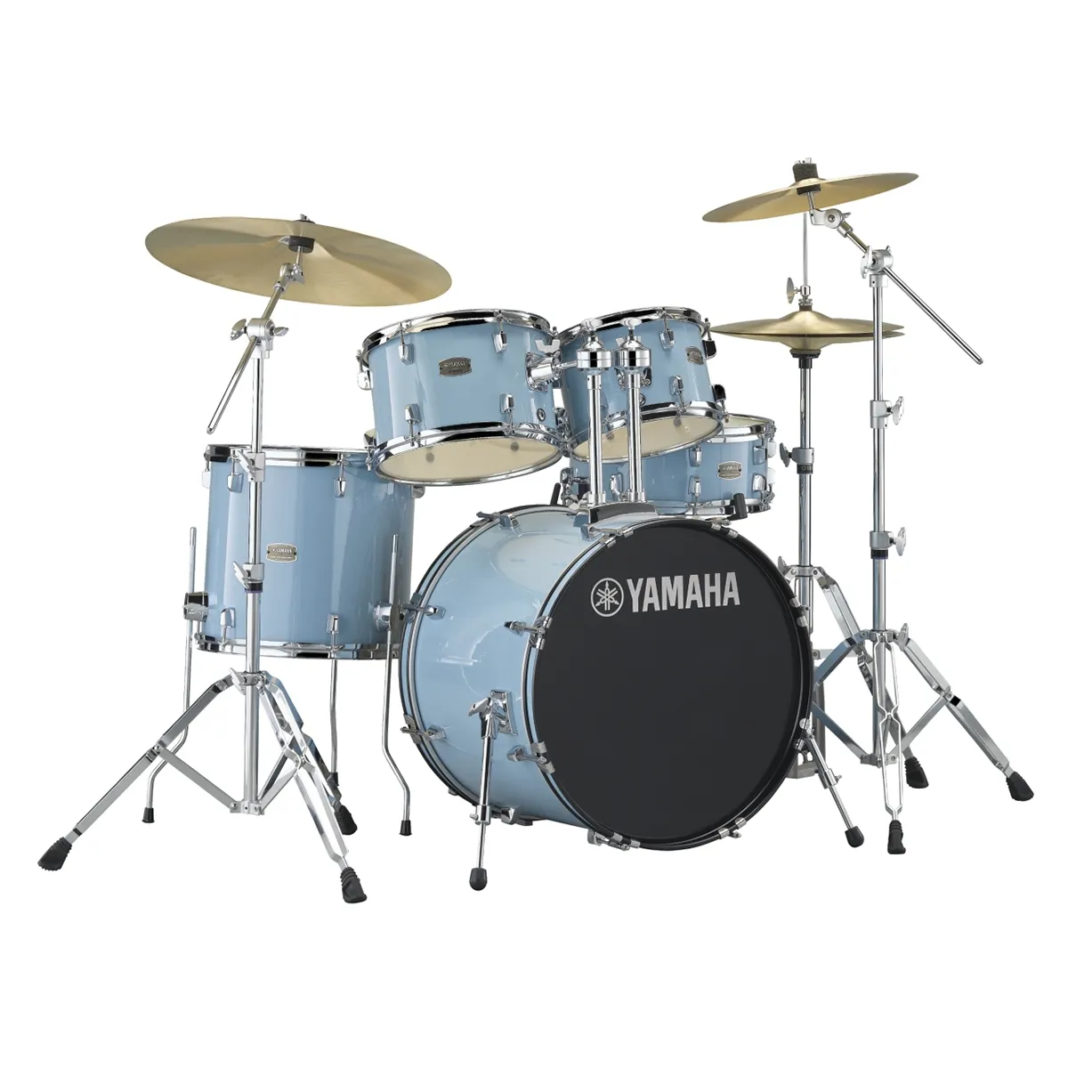 Yamaha Rydeen 22'' + Set Cymbale Paiste 101 - 5 FÛts - Gloss Pale Blue - Rock drumstel - Variation 3