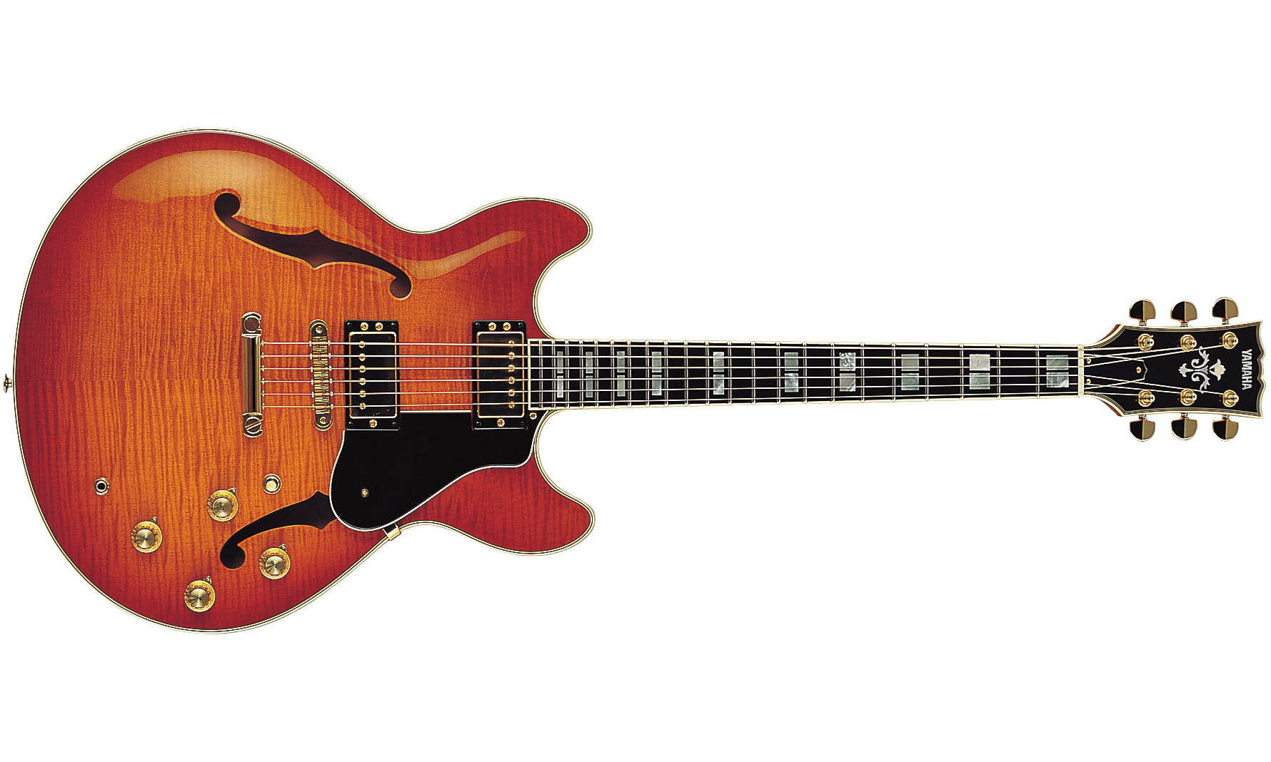 Yamaha Sa2200 Vs - Violin Sunburst - Semi hollow elektriche gitaar - Variation 1