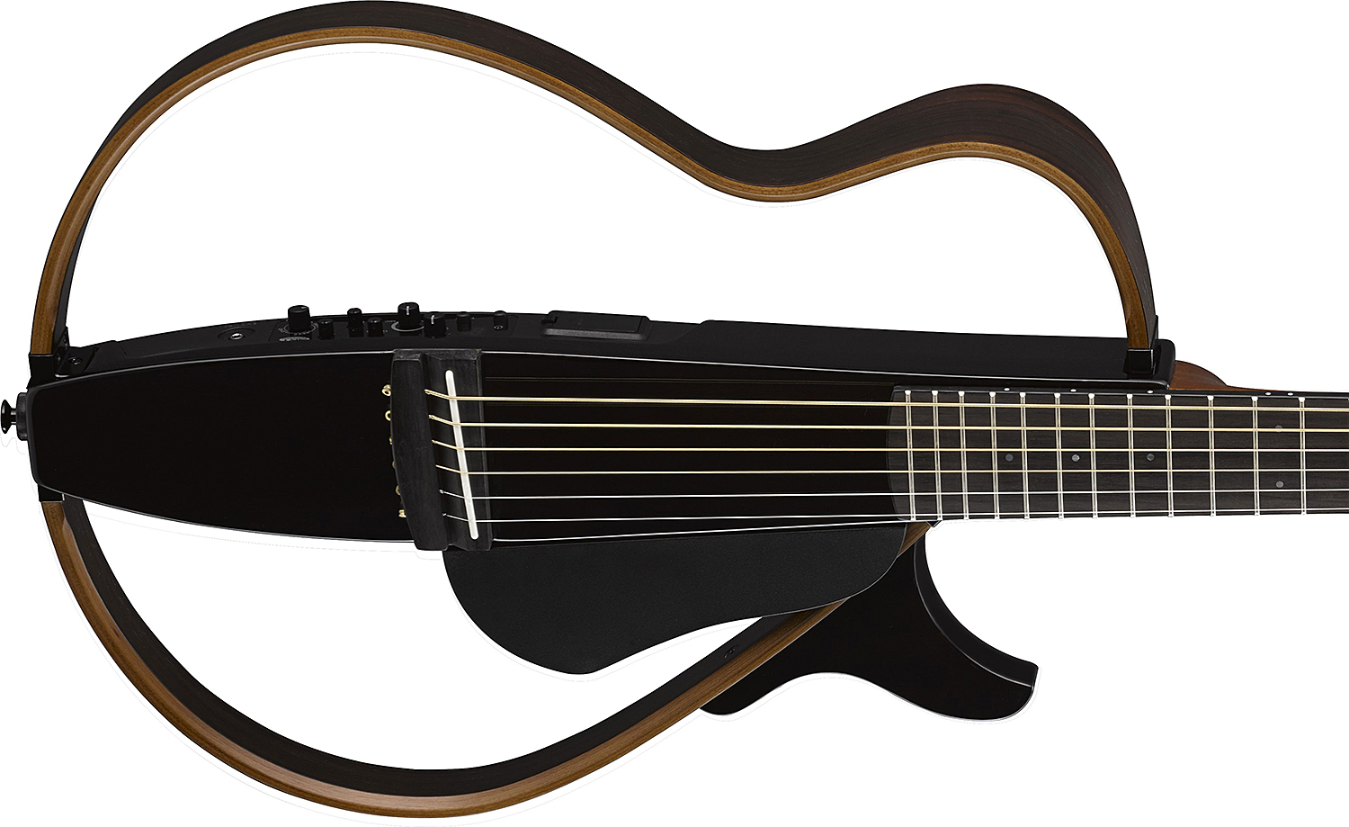 Yamaha Silent Guitar Slg200s - Translucent Black - Elektro-akoestische gitaar - Variation 2