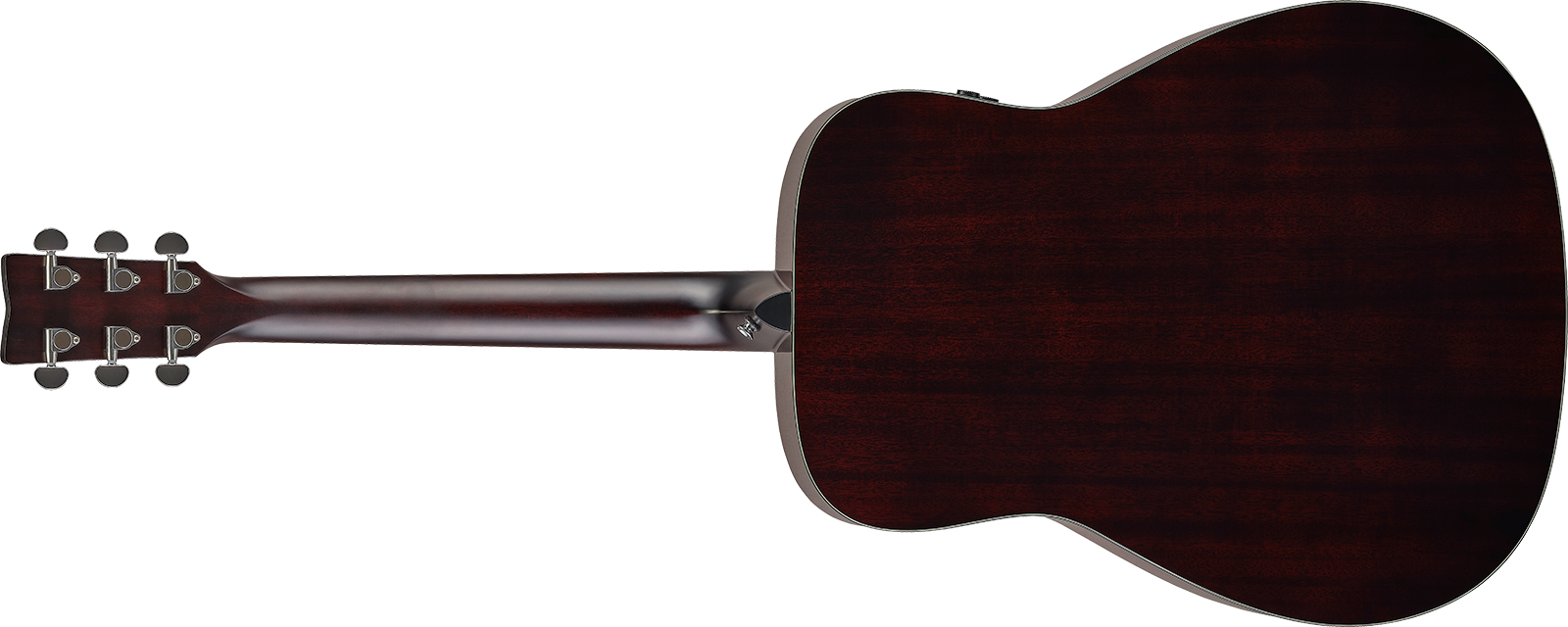 Yamaha Tag1e Transacoustic Dreadnought Epicea Acajou Noy - Translucent Black - Folk gitaar - Variation 2